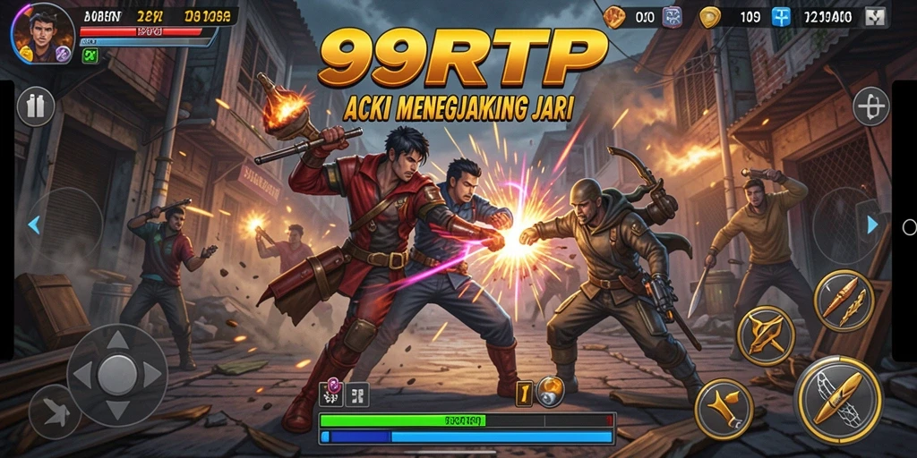 Tampilan menegangkan dari gameplay 99RTP yang penuh aksi.