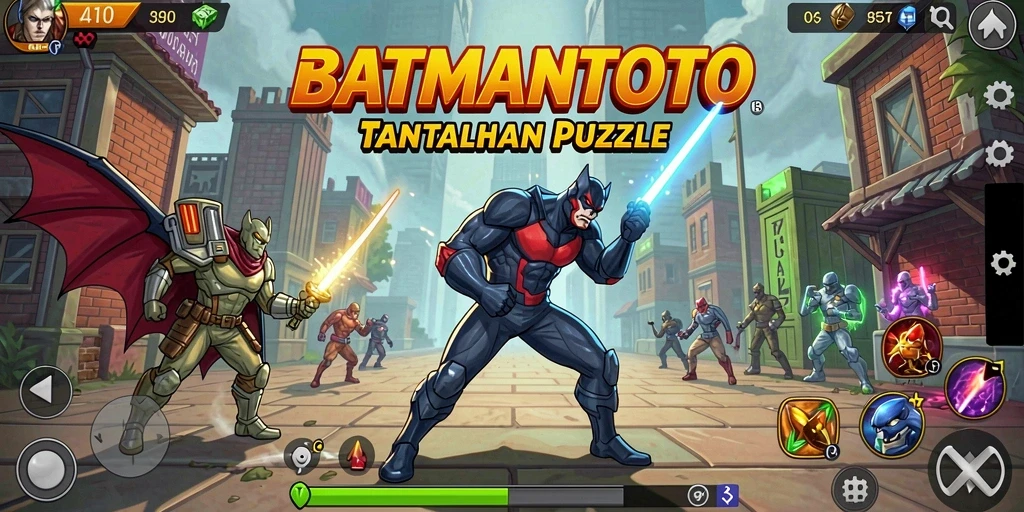 Tampilan gameplay seru dan menantang di BATMANTOTO.