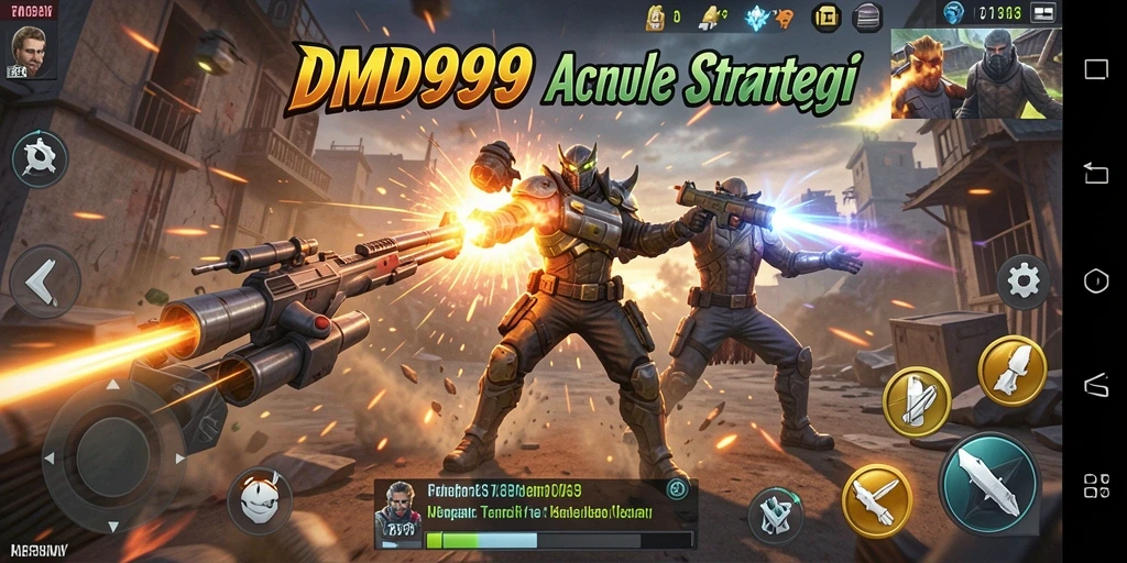Screenshot menunjukkan aksi intens dalam pertempuran TPS yang seru.