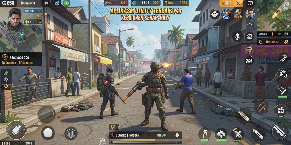 Screenshot utama G668 menampilkan antarmuka aplikasi Utility yang sederhana dan fungsional.