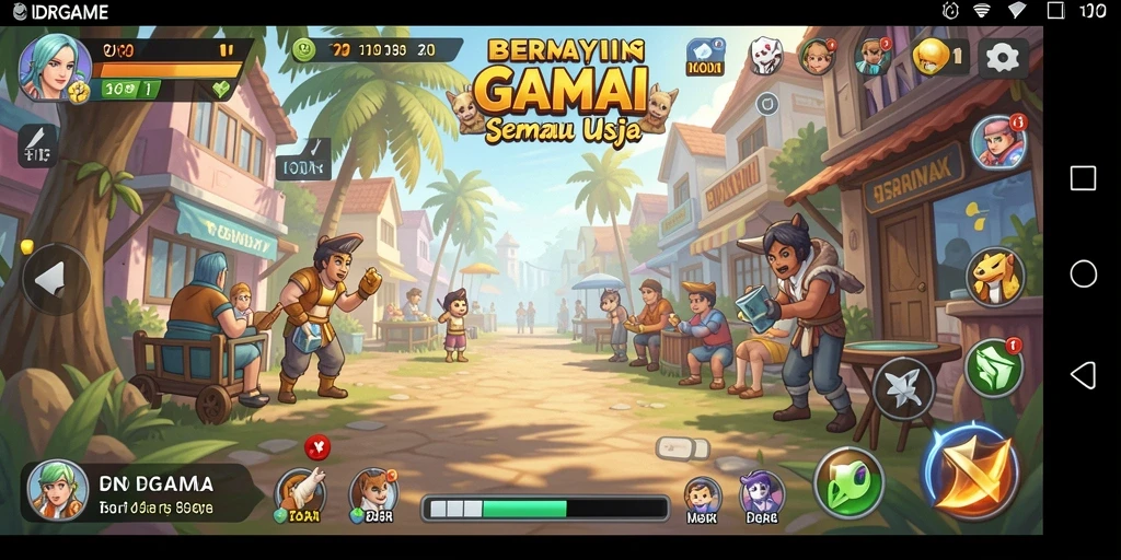 Tampilan gameplay seru IDRGAME yang memikat semua orang.