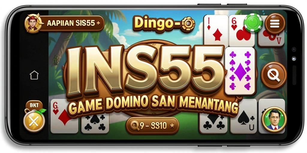 Screenshot gameplay seru dari game Domino INS55.