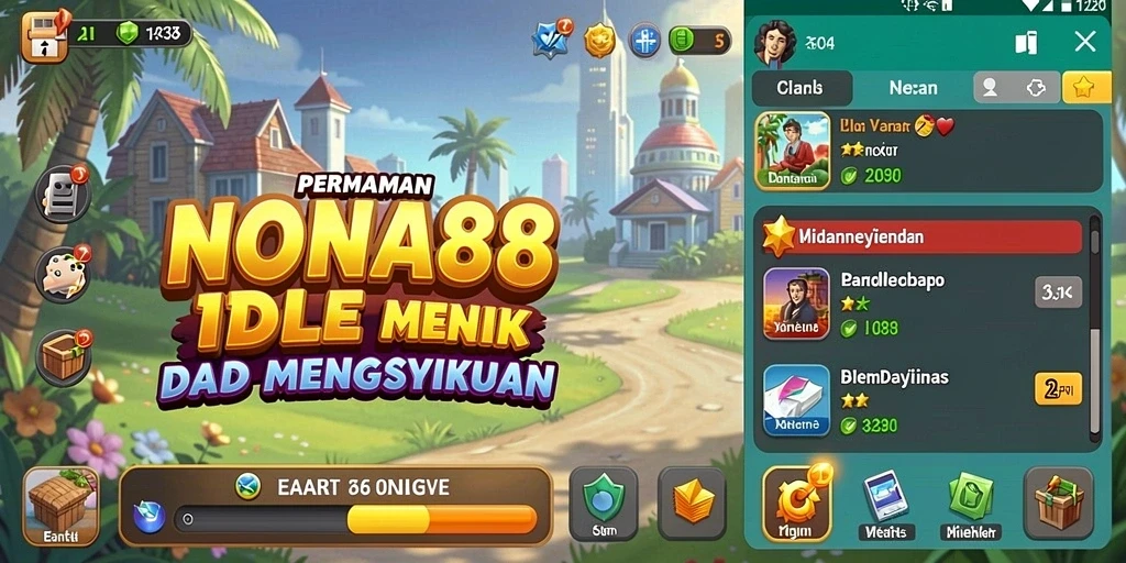 Tampilan gameplay NONA88 yang sederhana dan memikat
