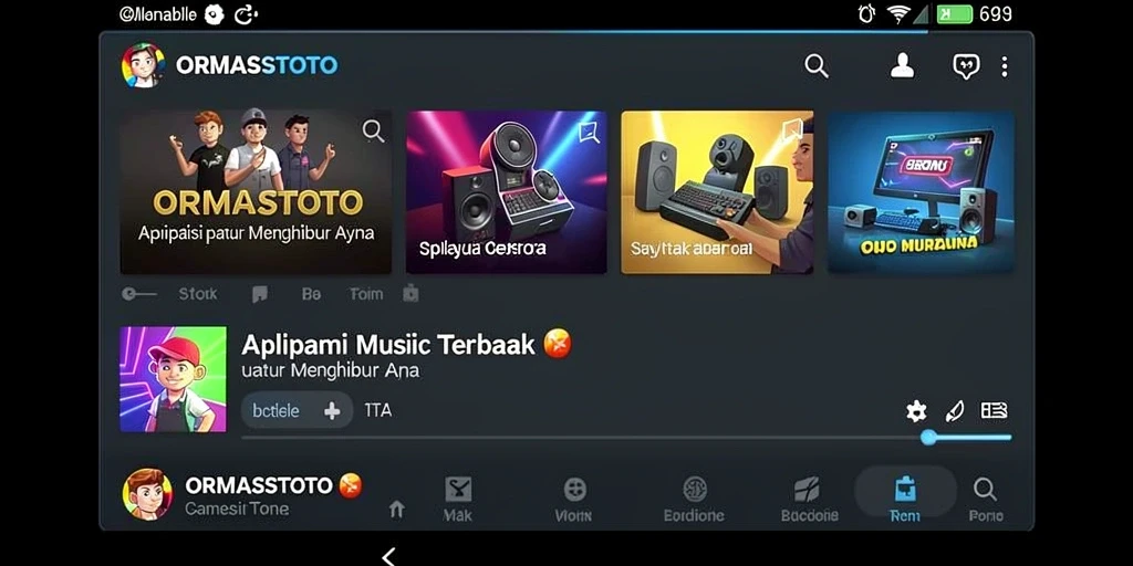 Tampilan permainan musik ORMASSTOTO yang menarik dan interaktif.