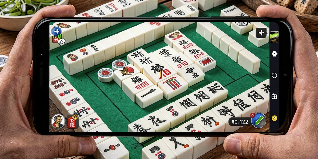Screenshot RAJATOGEL menampilkan gameplay Mahjong yang seru.