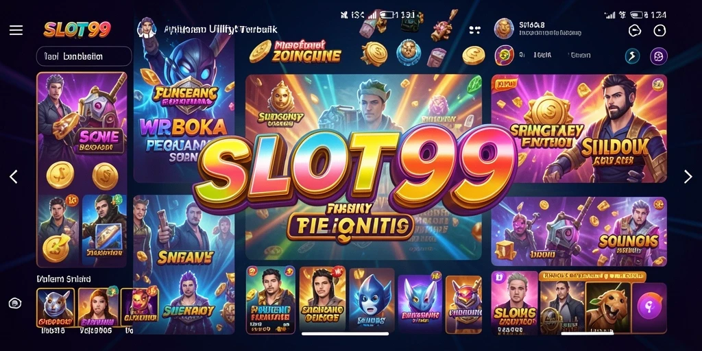 Tampilan antarmuka SLOT99 yang intuitif dan menarik.