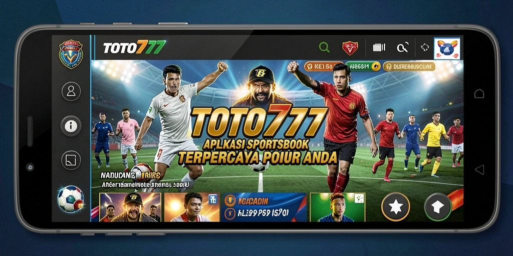 Tampilan utama TOTO777 saat pengguna melakukan taruhan olahraga.