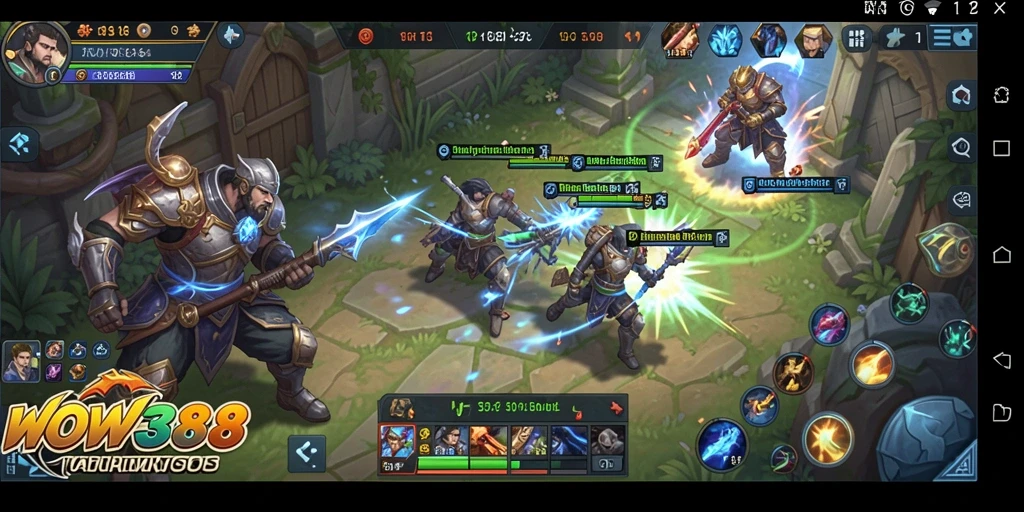 Screenshot WOW388 menampilkan aksi strategis yang mendebarkan.